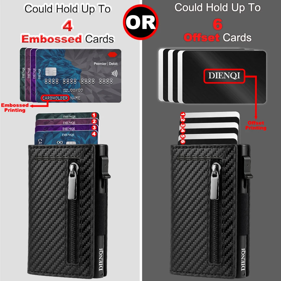 SMILEY SUNSHINE Men's Magnetic Wallet — Slim RFID Blocking Card Holder
