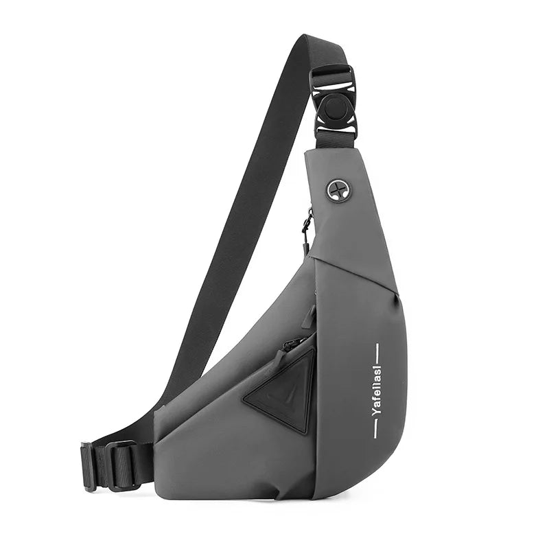 Nylon Sling Chest Bag — Compact Crossbody Messenger for Men