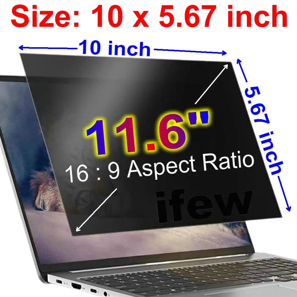 IFEW Privacy Screen Protector — Anti-Spy Matte Film for Laptops