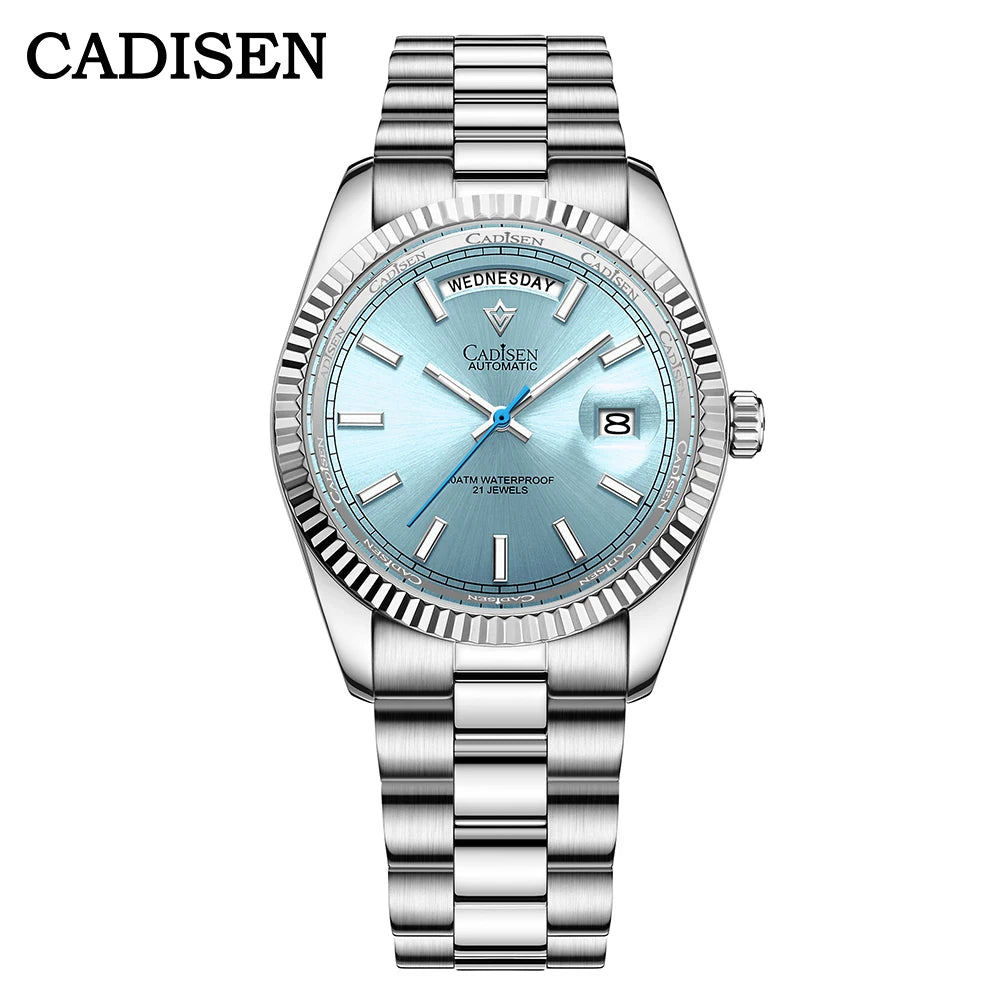 Cadisen DD40 Luxury Automatic Watch — Mechanical Sapphire Glass Wristwatch