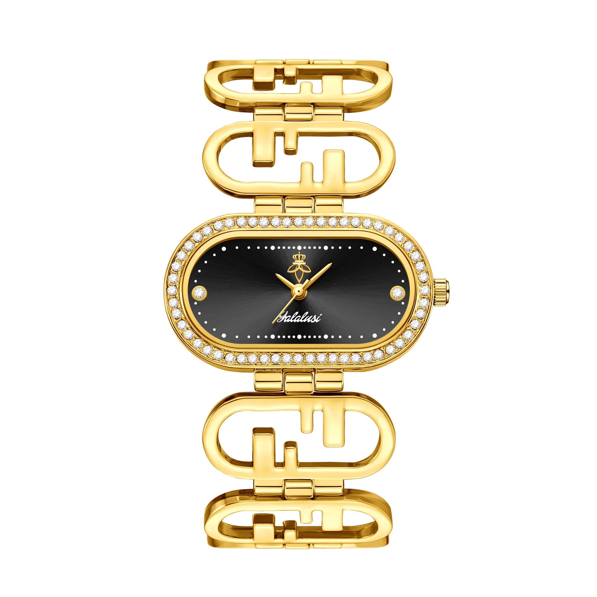YaLaLuSi Women's Quartz Watch — Elegant Oval Bracelet Timepiece