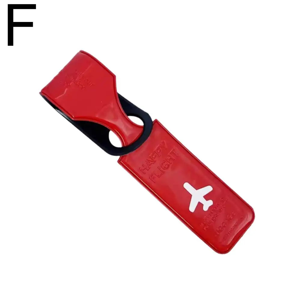 Travel Luggage Tag Holder — Waterproof Suitcase ID Label for Baggage