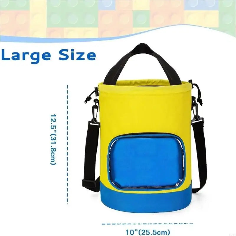 Drawstring Toy Storage Bag — Water-Resistant Fabric Organizer for Quick Cleanup