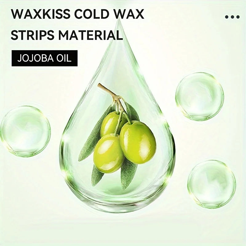 Professional Wax Hair Removal Strips — Double-Sided Paper for Body and Face