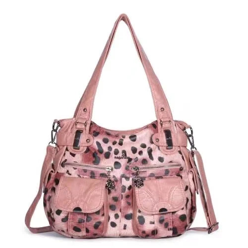 Venn Angel Women's Large Shoulder Bag — Versatile PU Leather Hobo Handbag