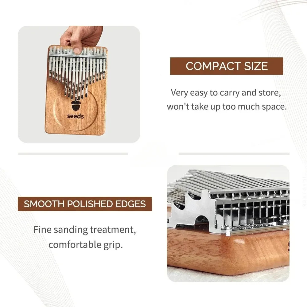 M-VAVE Chromatic Kalimba — 41 Key Professional Okoume Wood Thumb Piano