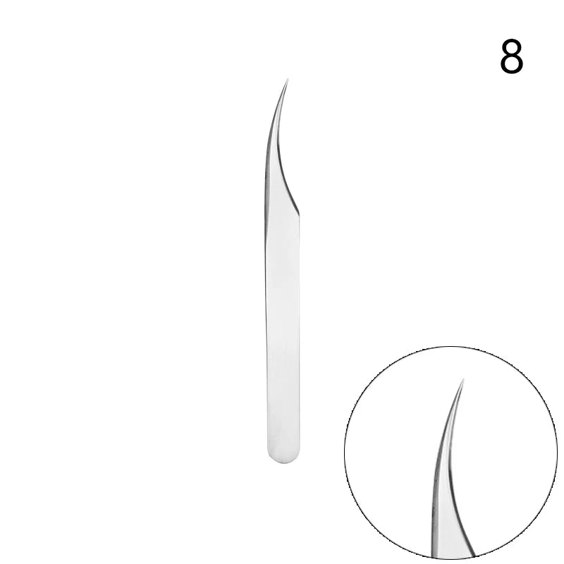 AACAR Lash Extension Tweezers — High Precision Stainless Steel Beauty Tool