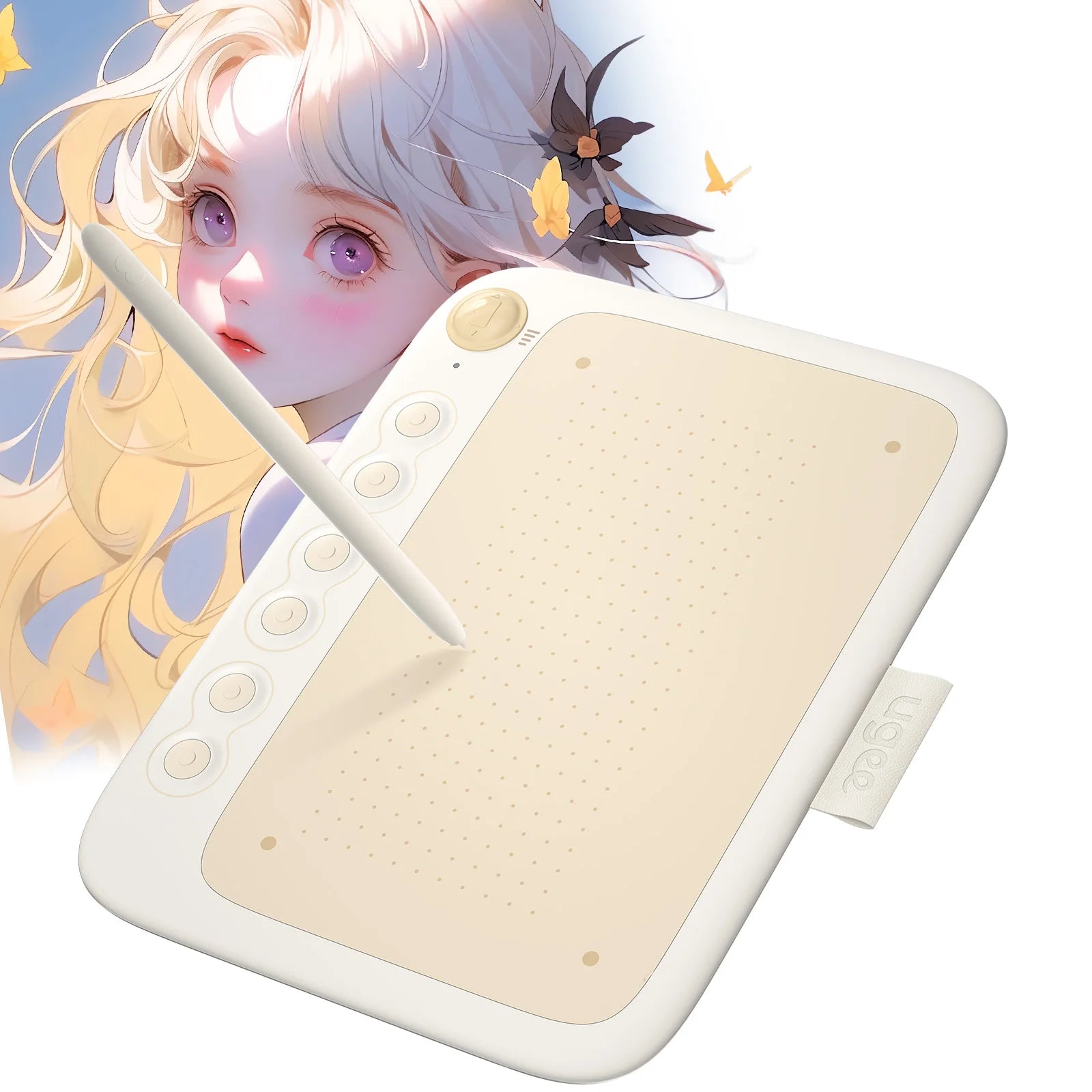 UGEE Q6 Graphic Tablet — 8192 Pressure Levels Digital Drawing Board
