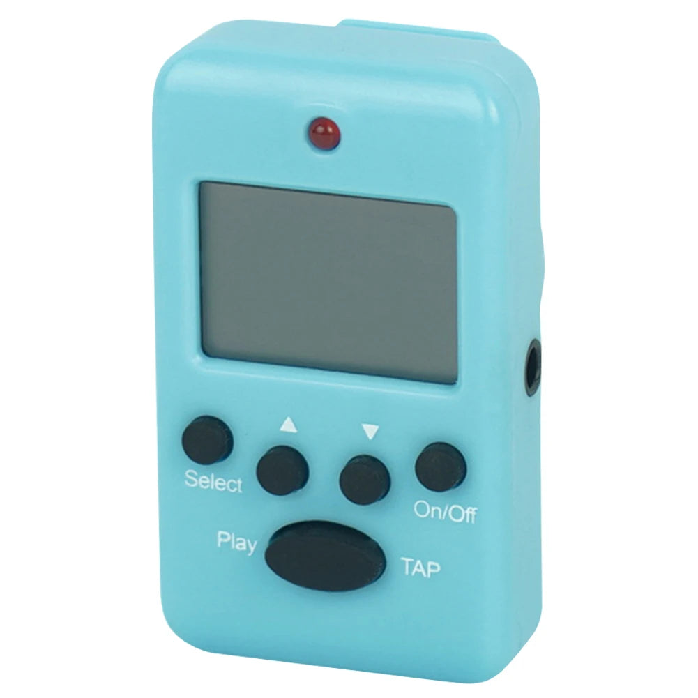 Electronic Clip-On Metronome — Portable Digital Tempo Trainer for Musicians