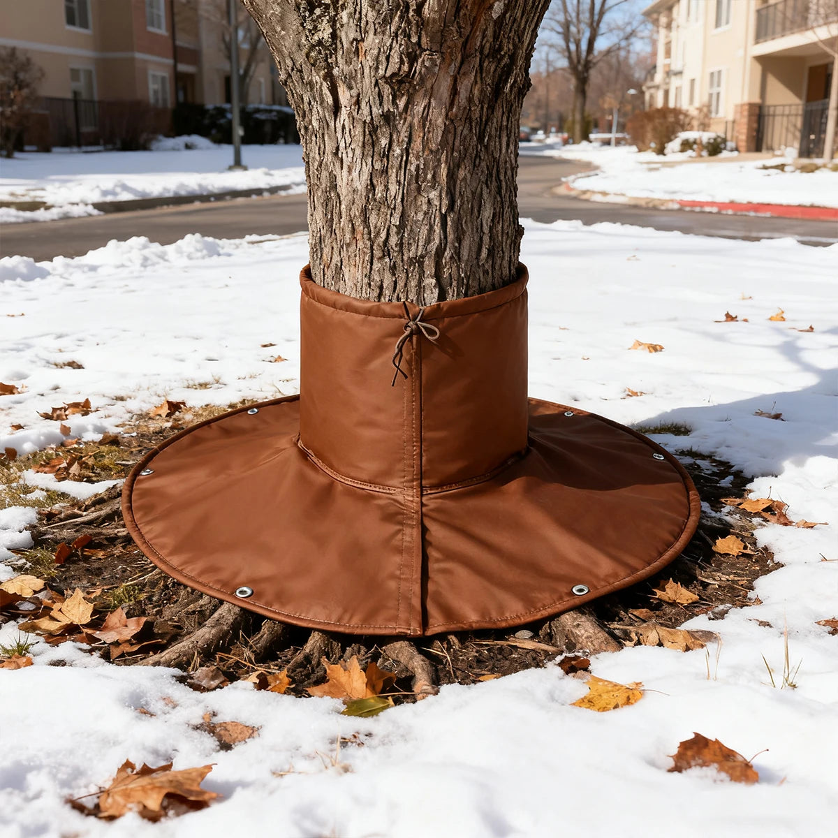Tree Root Insulation Cover — Winter Plant Protector for Outdoor Gardens