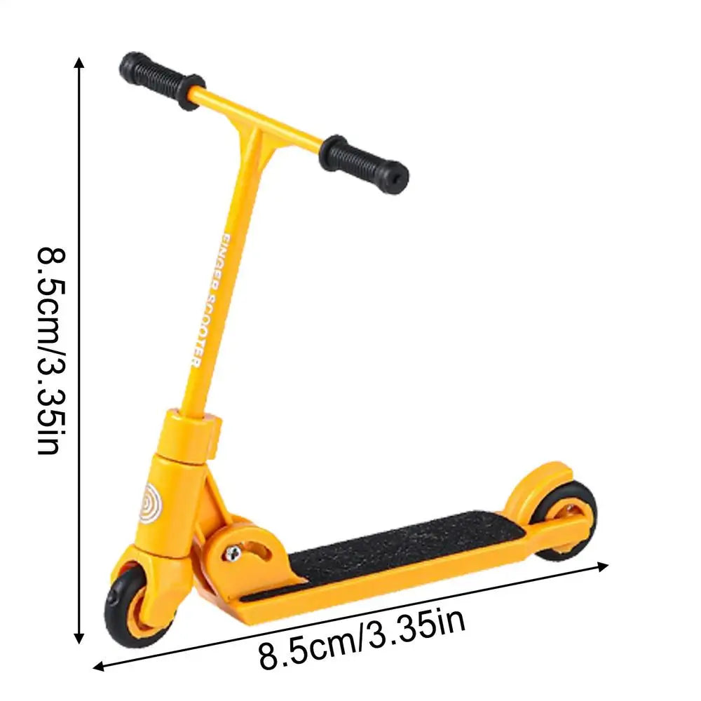 Foldable T-Type Finger Scooter — Mini Desktop Skate Toy with Brake
