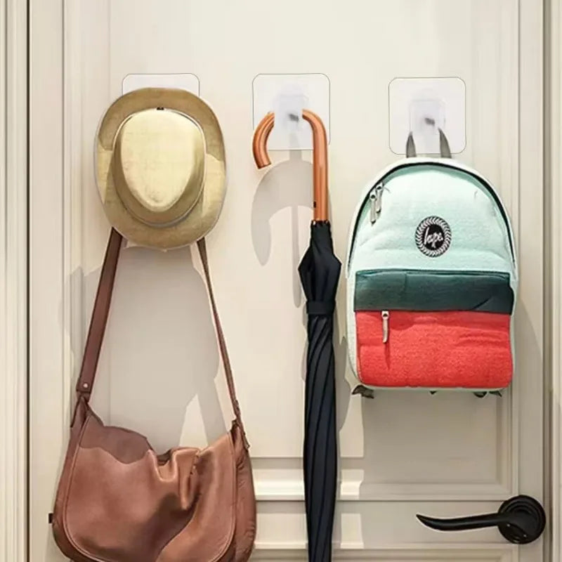 Strong Adhesive Wall Hooks — Waterproof and Traceless Universal Hooks