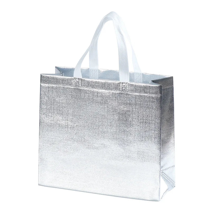 Reusable Glossy Gift Bag — Multi-Purpose Non-Woven Tote for Special Occasions