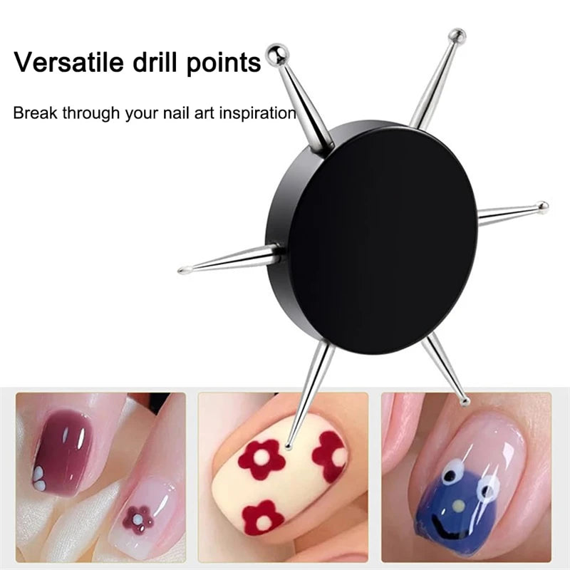 Nibiru DU 6-in-1 Dotting Tools — Professional Nail Art Manicure Set