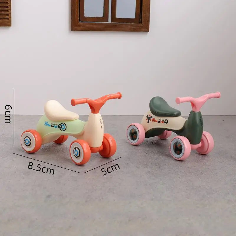 Miniature Four-Wheeled Balance Car — Creative Assembly Toy Gift