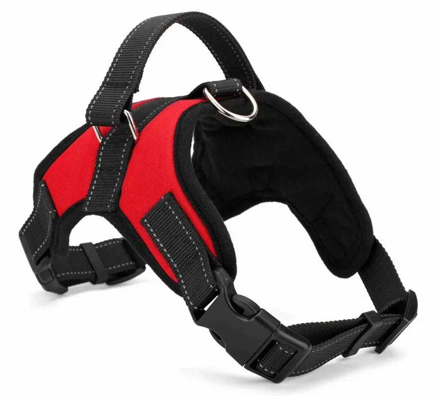 Breathable Nylon Dog Vest Harness — Adjustable Quick Release Design