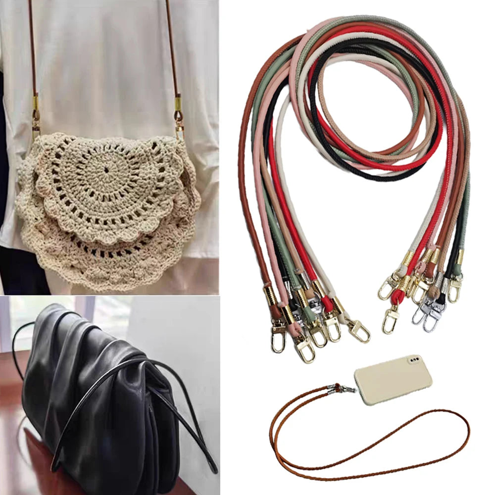 Adjustable PU Leather Crossbody Strap — Replacement Shoulder Belt for Handbags