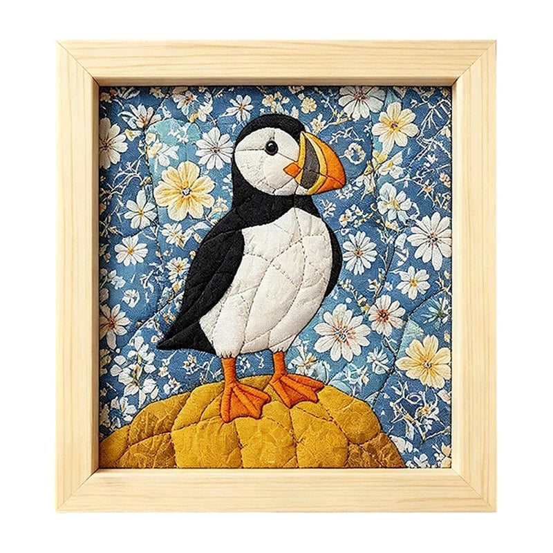 DIY No-Sew Fabric Art Kit — Patchwork Handcraft Set for Home Decor