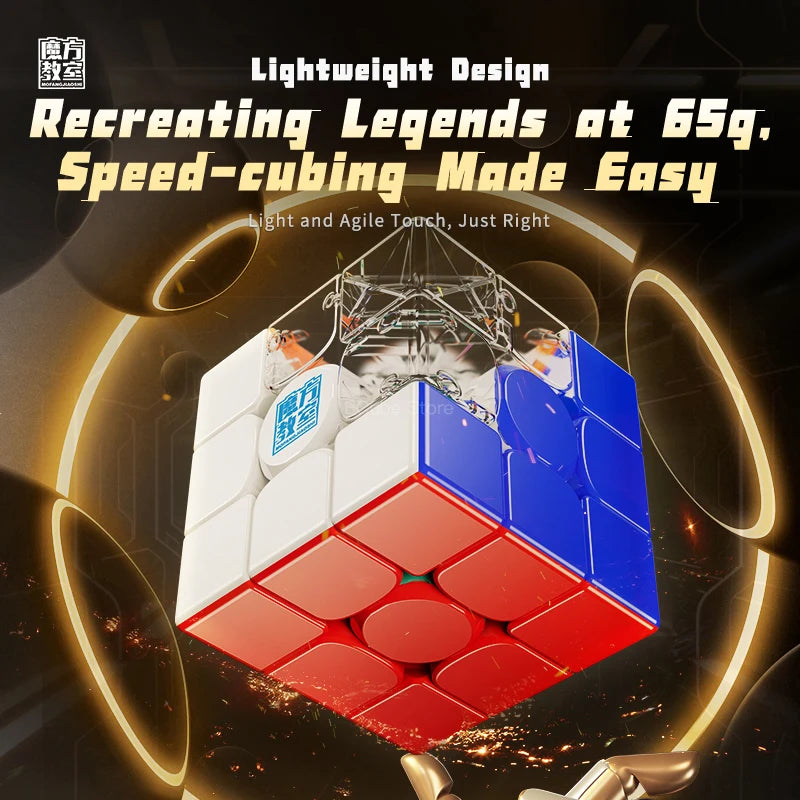 Professional Magnetic 3x3 Speed Cube — High-Performance Puzzle Toy