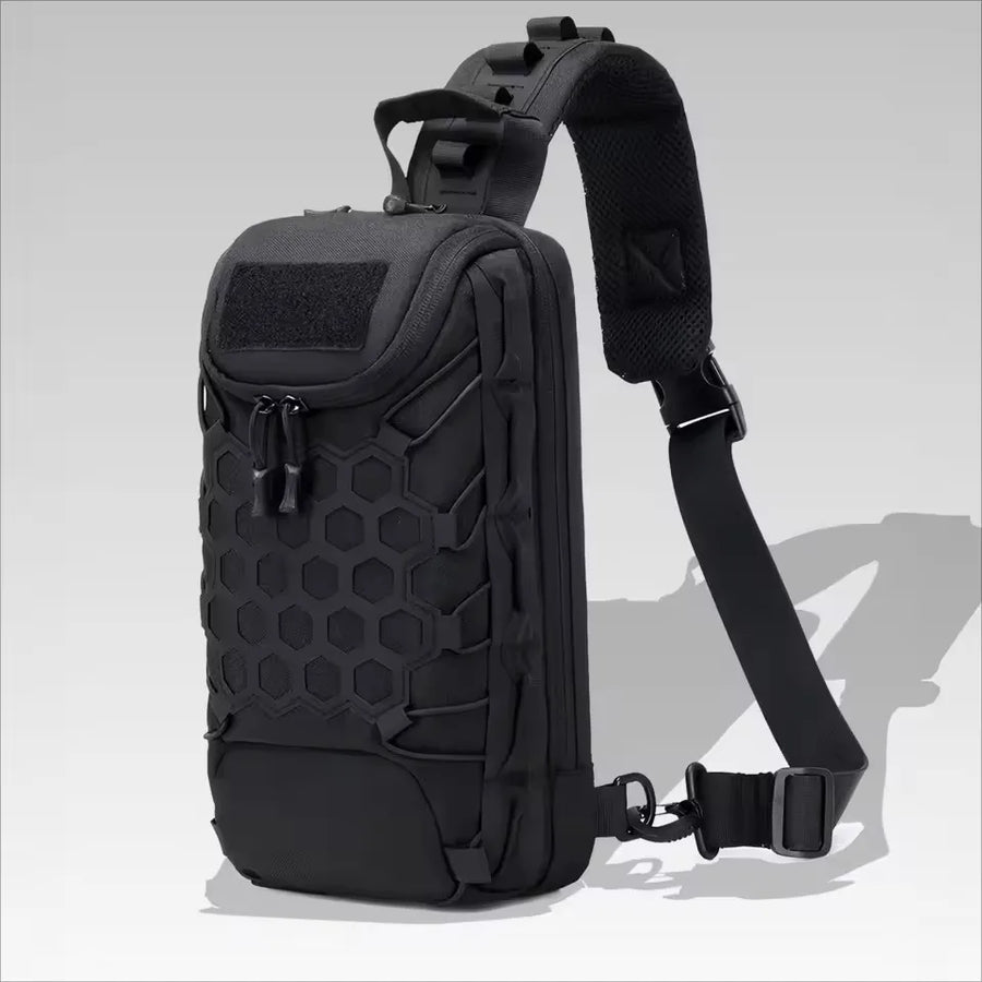 Men's Tactical Chest Bag — Durable Outdoor Sling Backpack for Hiking