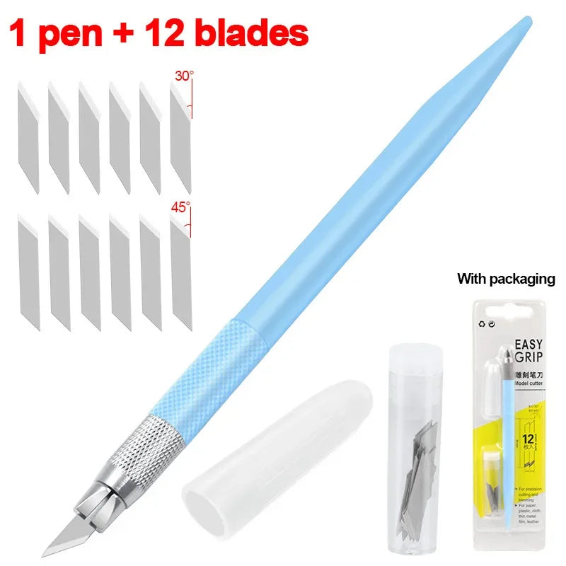 Craft Cutting Pen Tool — 360 Degree Rotating Blade for Precision Art