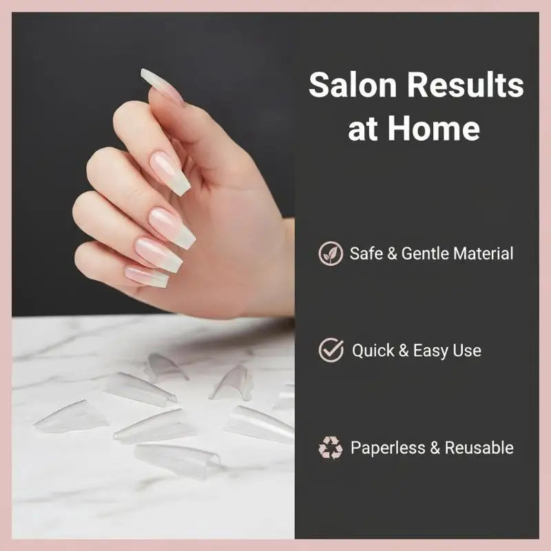 KittenBaby Poly Dual Forms — Reusable Nail Extension Molds for DIY Manicure
