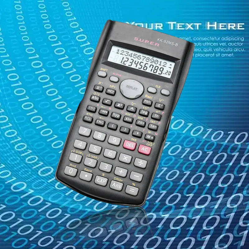 Ninth World Scientific Calculator — 240 Functions with Dual-Line LCD Display