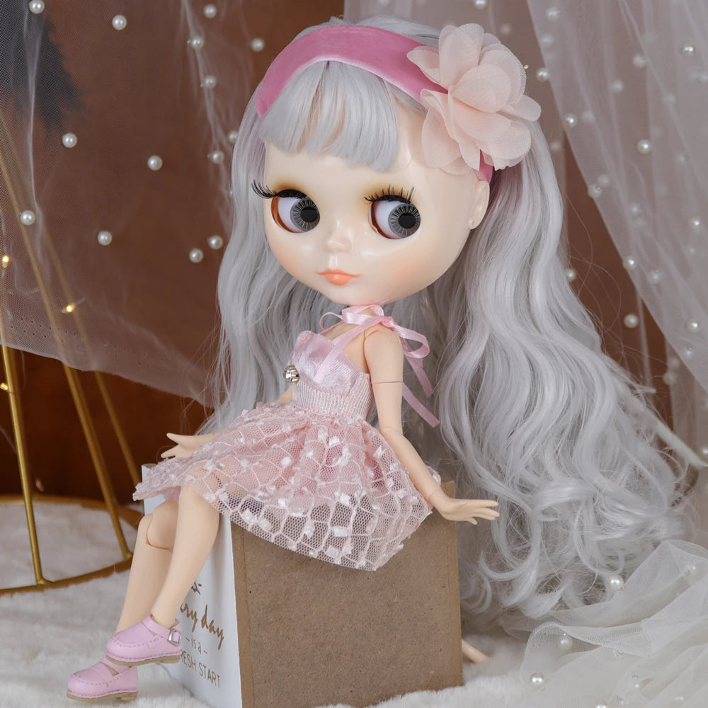 DBS 1/6 BJD Fashion Doll — White Skin Jointed Body for Customization