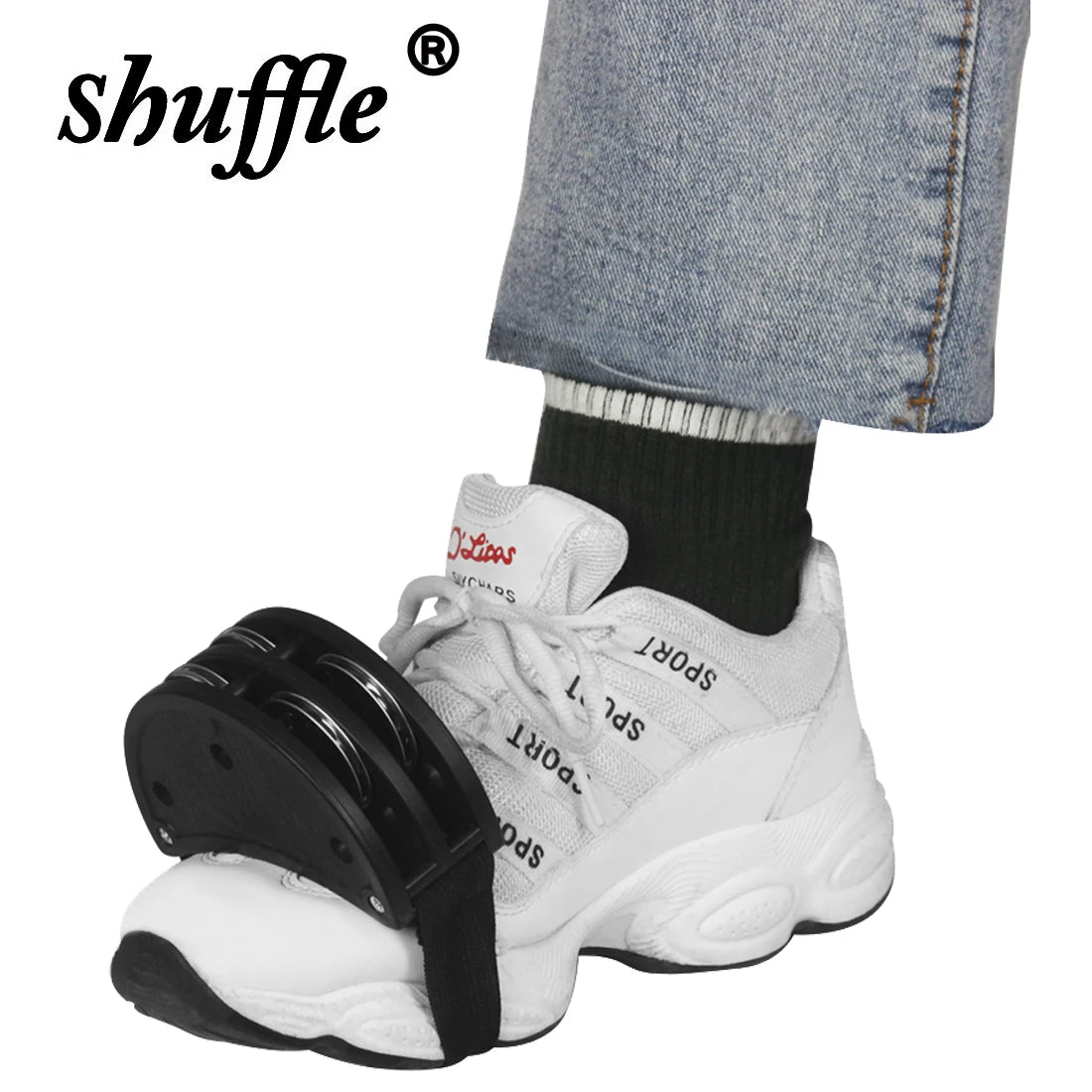 SHUFFLE Foot Tambourine — Elliptical Percussion Instrument for Cajon