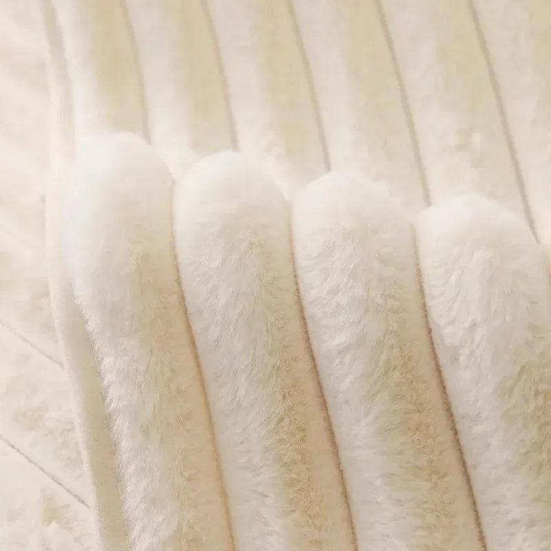 Plush Sofa Mat — Warm Thickened Seat Cushion & Anti-Slip Cover