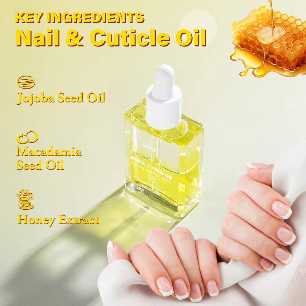Vitamin E and Honey Cuticle Oil — Nail Repair and Moisturizing Treatment