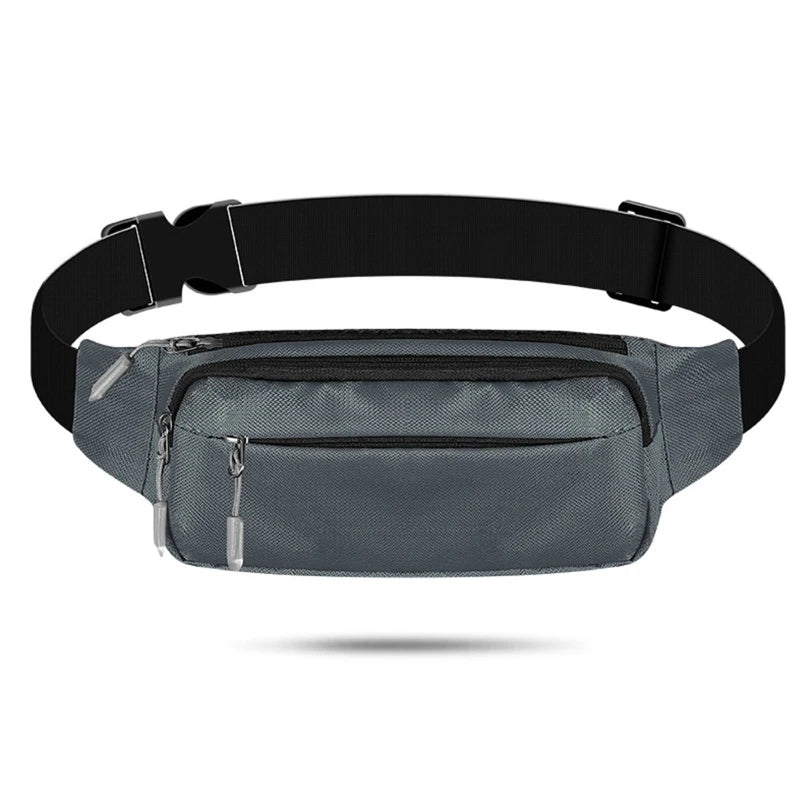 Unisex Canvas Waist Pack — Lightweight Travel & Outdoor Bum Bag