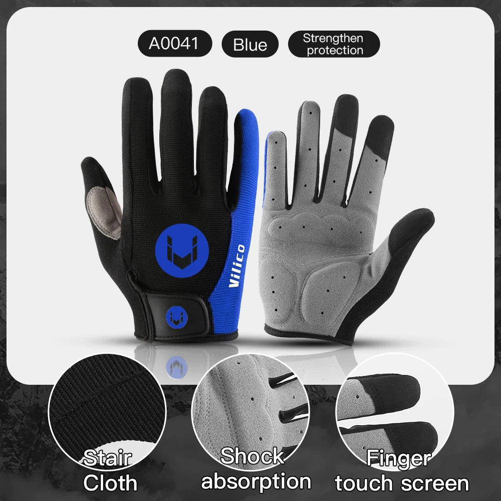 Kyncilor Sports Cycling Gloves — Breathable Non-Slip Full Finger Mitts