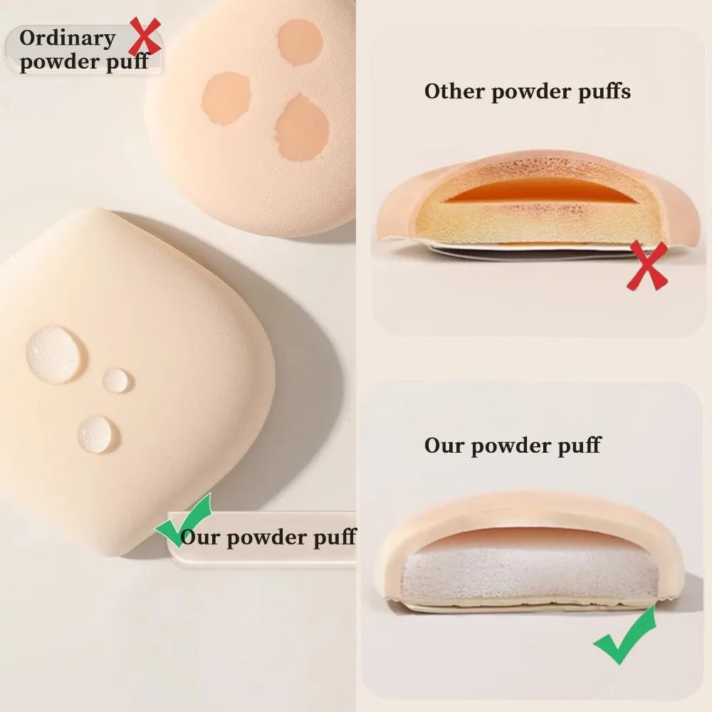 Mini Makeup Blender Puffs — Double Sided Cosmetic Sponges for Liquid Foundation
