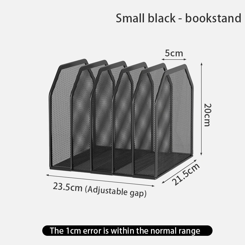 Metal Bookends — Heavy Duty Shelf Organizers for Home Office