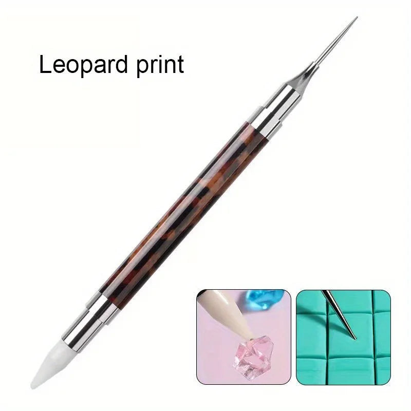 TaoTips Double End Nail Art Dotting Pen — DIY Manicure & Rhinestone Picker