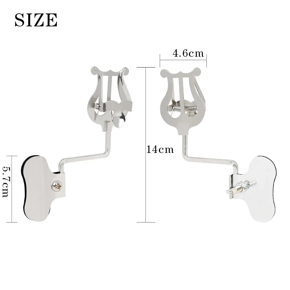 SHUFFLE Portable Metal Music Stand — Lightweight Sheet Music Holder for Wind Instruments
