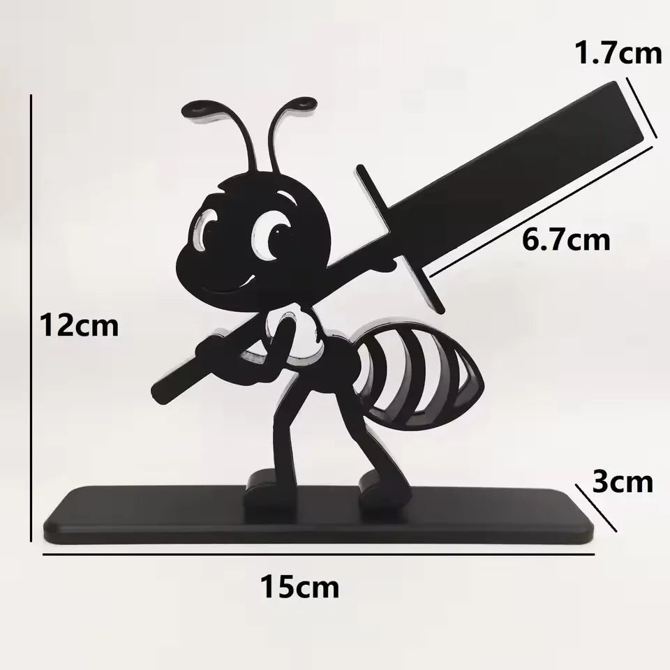 Cute Bee Tissue Holder — Minimalist Paper Roll Dispenser