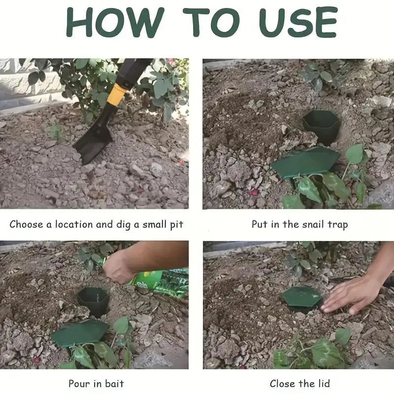 Durable Snail and Slug Trap — Protective Cage for Gardens and Flowers