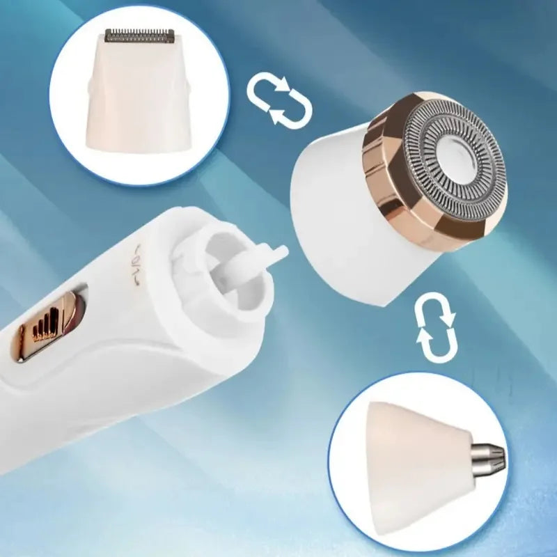 3-in-1 Multi-Functional Hair Trimmer — USB Rechargeable Grooming Tool