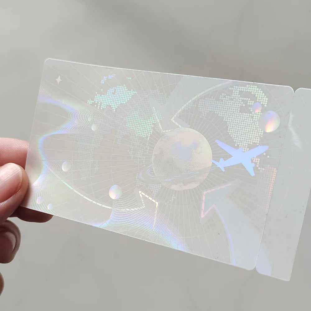 XMYLNG Holographic Decoration Stickers — Waterproof Clear Laser Labels