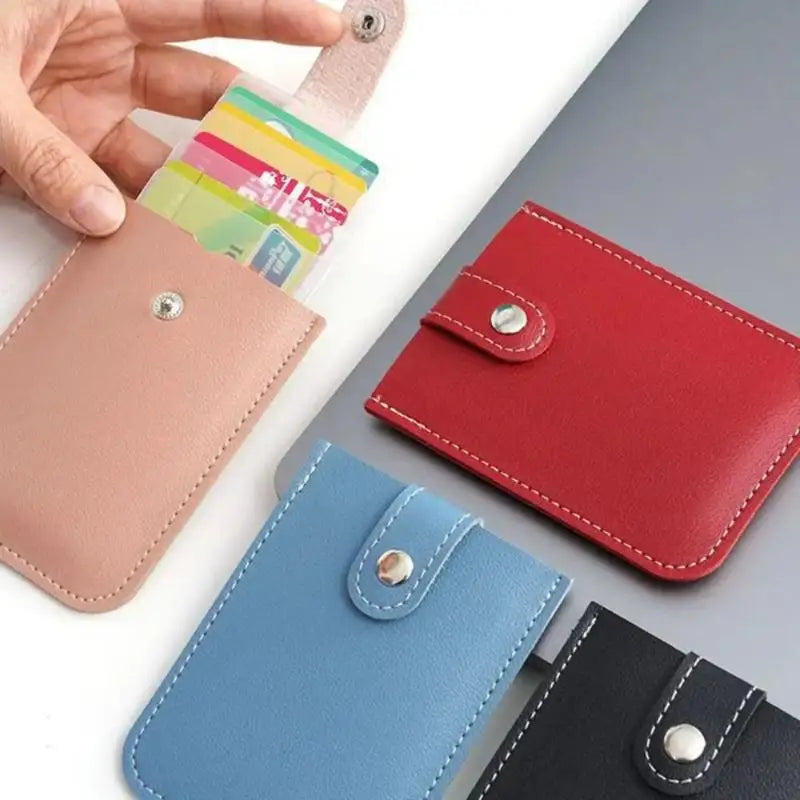 SDJZT Slim Card Holder — Minimalist Floral Wallet for Travel & Commuting