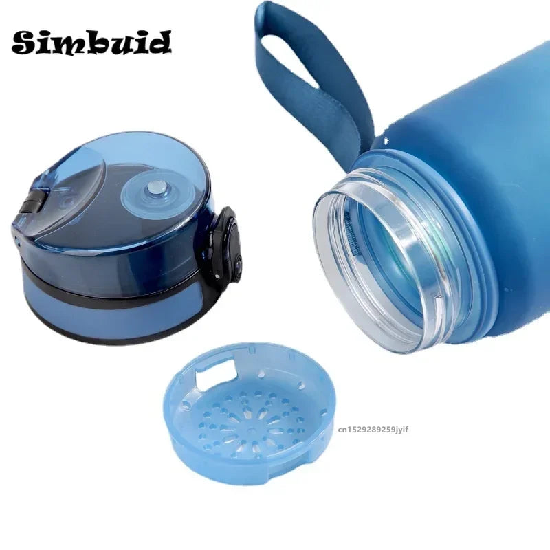 Simbuid Large Capacity Sports Water Bottle — Leak Proof Gym Jug