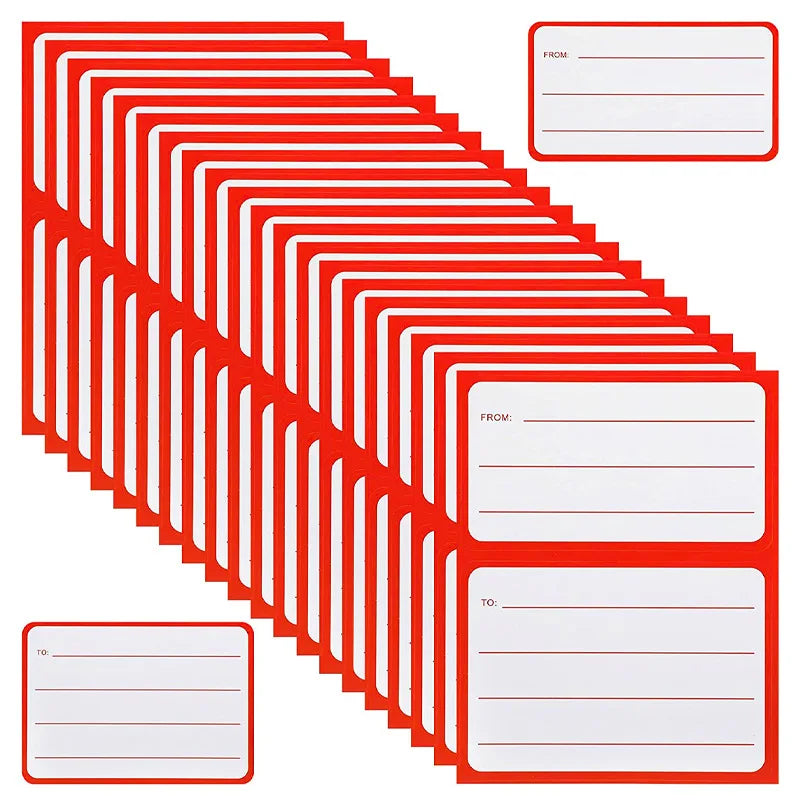 Self-Adhesive Address Mailing Labels — Handwritten Shipping Stickers for Envelopes