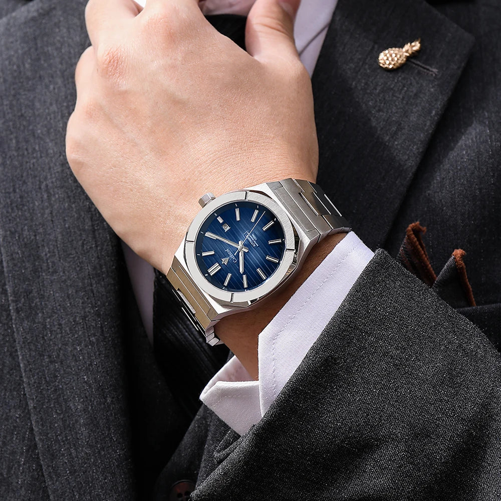 Cadisen Automatic Diver Watch — Retro Luxury Mechanical Timepiece