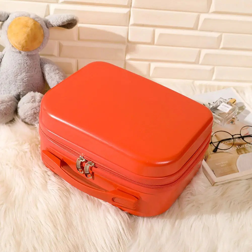 ISKYBOB Mini Carry On Suitcase — Compact Travel Luggage & Makeup Organizer