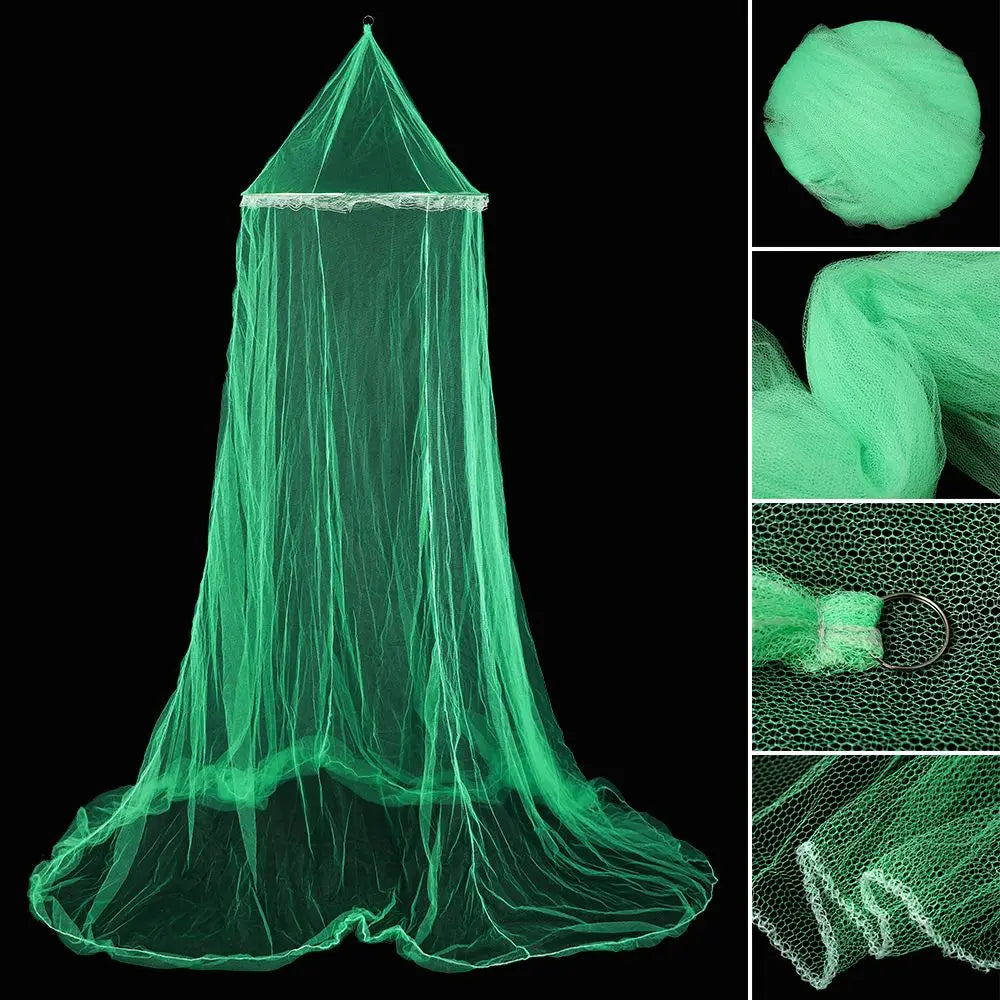 Lace Dome Mosquito Net — Elegant Insect Protection for Single Beds