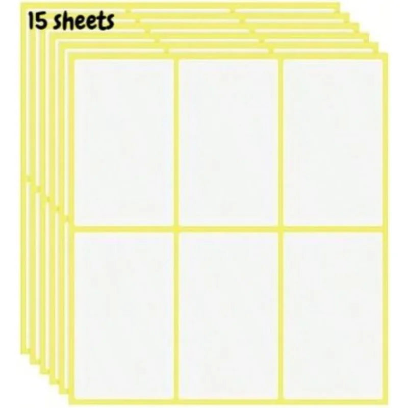 Versatile Organization Labels — Durable Stickers for Home and Office