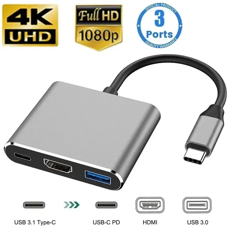 7-in-1 USB-C Hub — High-Speed Aluminum Multi-Port Extender
