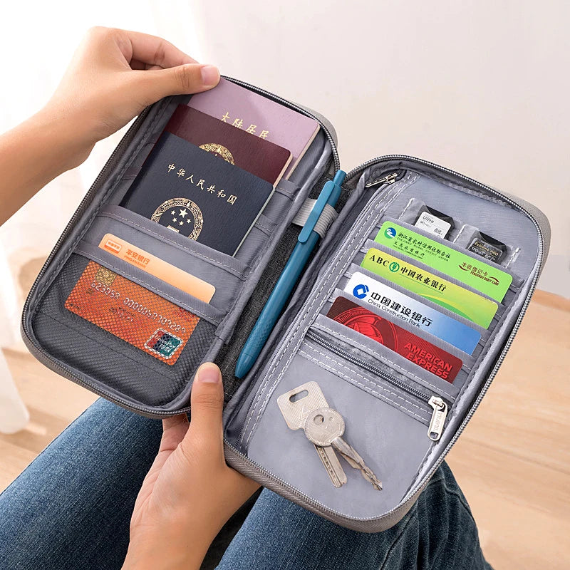 PULUE Travel Wallet Organizer — Waterproof Passport & Document Holder